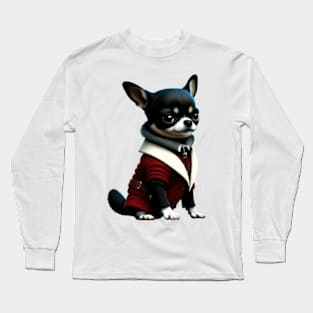 Chihuahua gentleman Long Sleeve T-Shirt